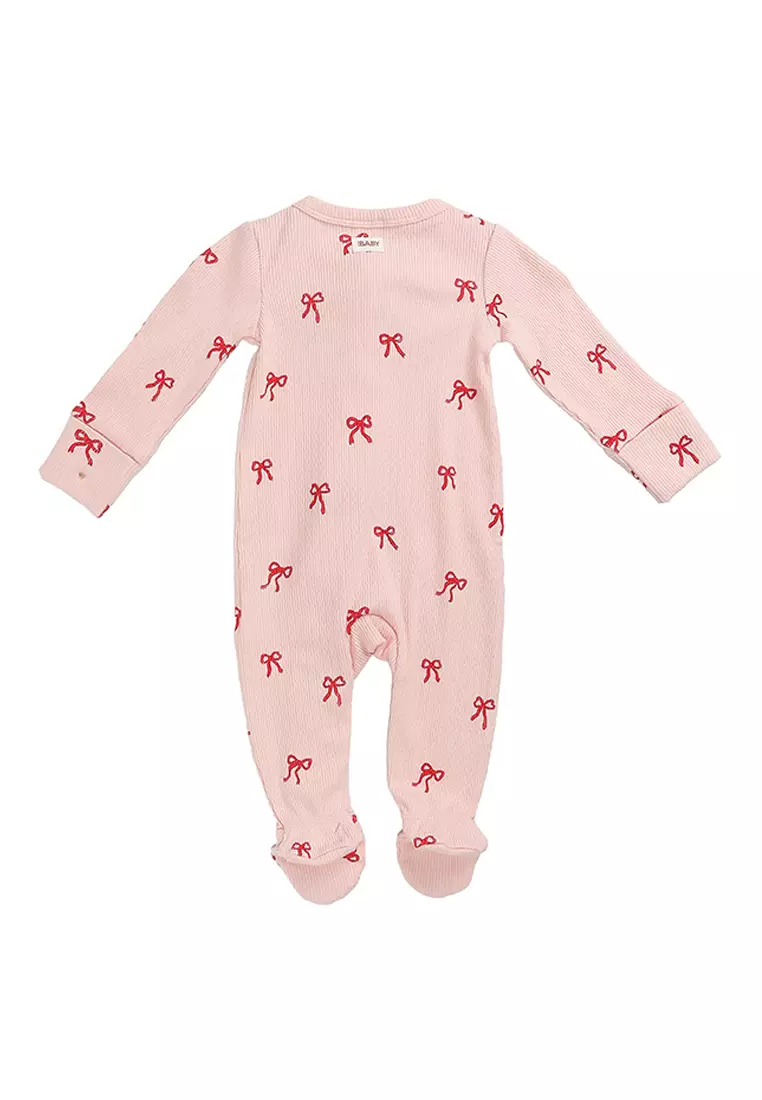 Organic Pointelle Zip Romper