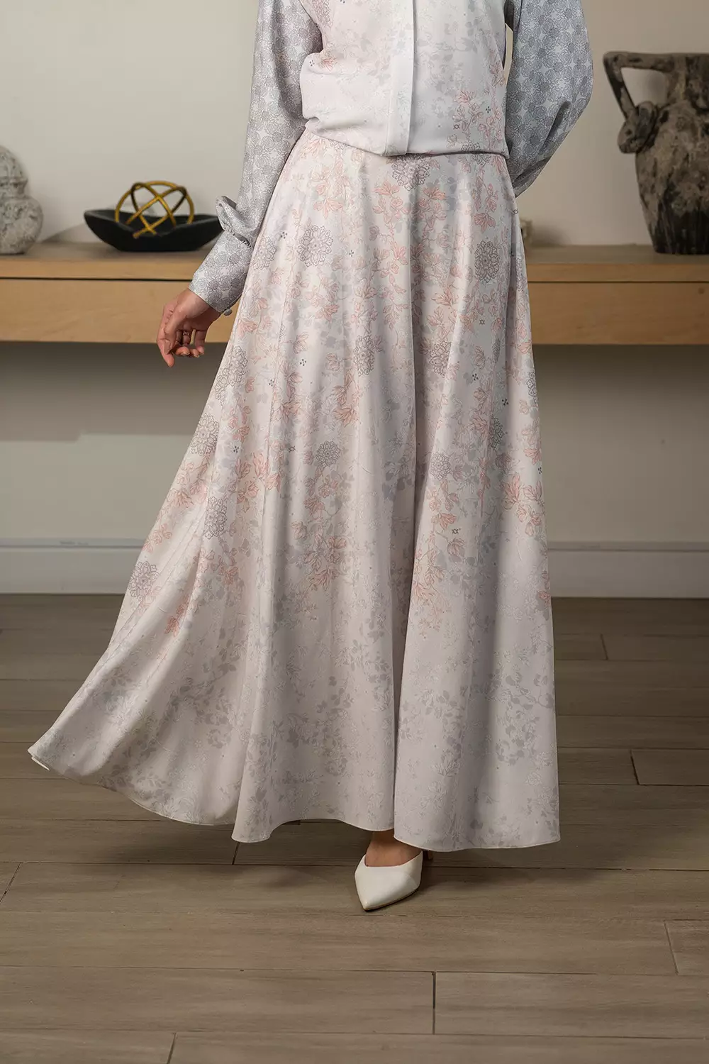 Klamby - Siara Skirt Silk Grey