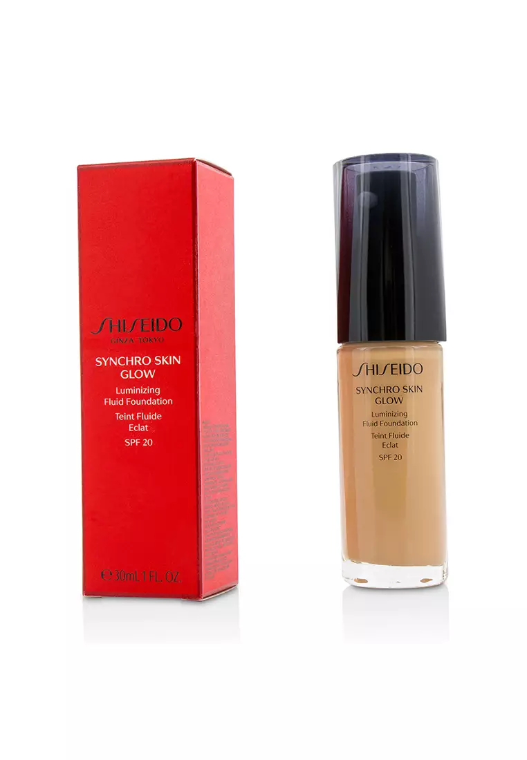 Discount on Shiseido  shoes - SKU: Shiseido - Synchro Skin Glow Luminizing Fluid Foundation Spf 20 - # Rose 4 30ml/1oz