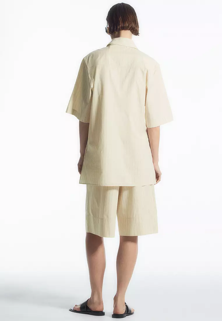 Buy COS Short-Sleeved Tunic Shirt 2025 Online | ZALORA