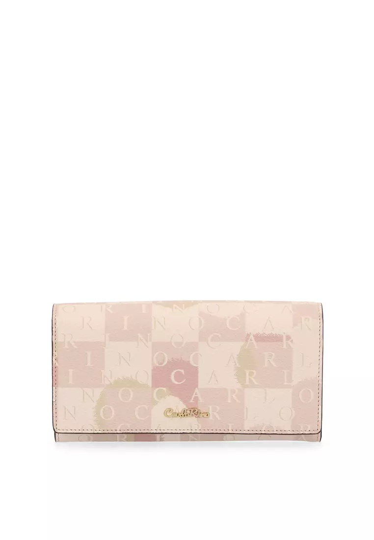 Dark Beige The Camo Long 2-Fold Wallet