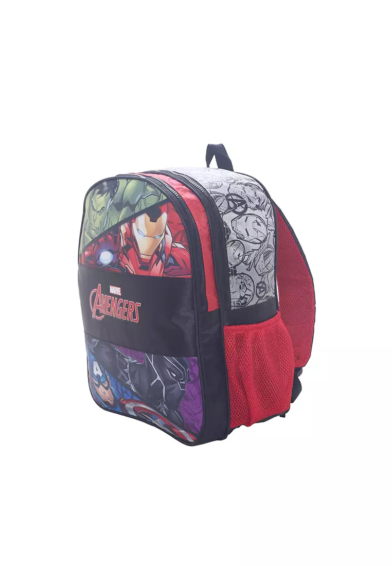 Tas Anak Ransel Besar Marvel Avengers 38x29 cm Merah Hitam
