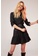 DeFacto black Long Sleeve Mini Dress 9C91DAA5A91904GS_5