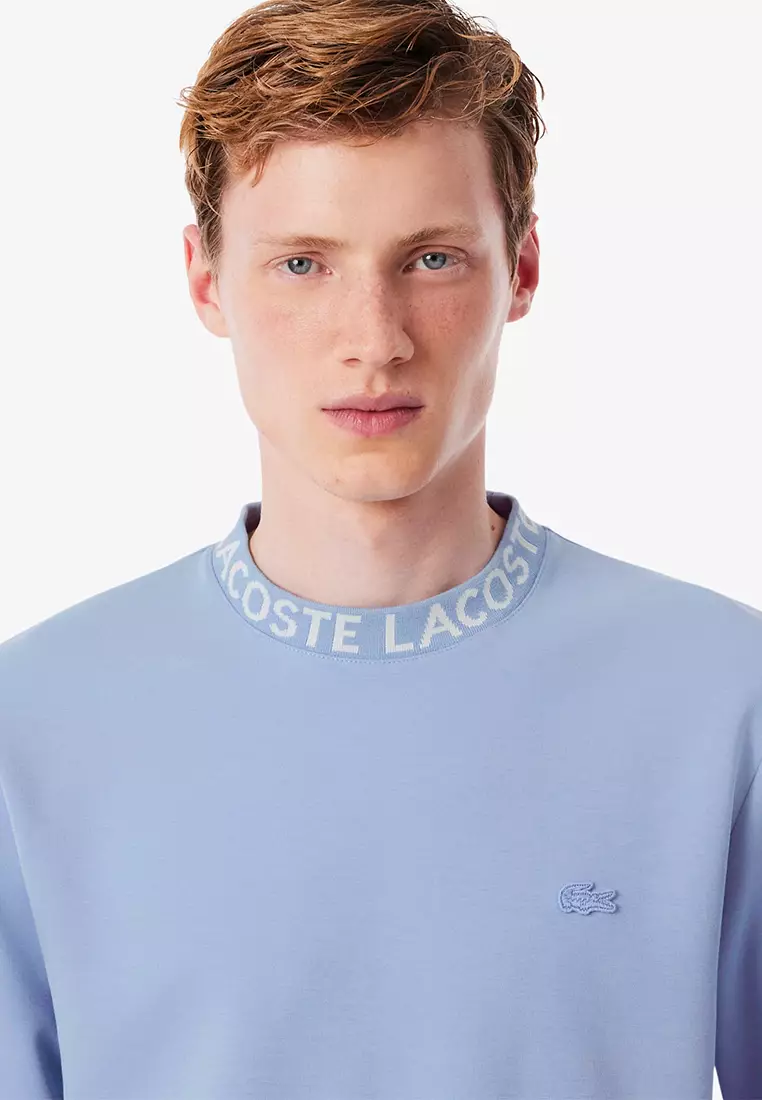 Jacquard Branded Jersey Sweatshirt