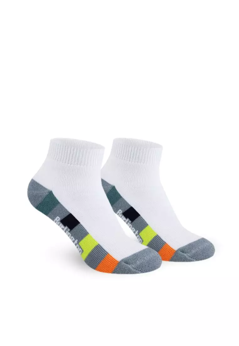 Burlington Boys’ Cotton Sports Ankle Socks 3 Pairs in 1 Pack BBSKG39