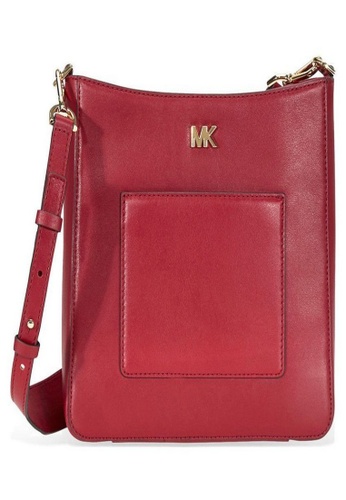 Buy Michael Kors Michael Kors Gloria Leather Messenger Bag - Red  30F8GG0M2L-550 2023 Online | ZALORA Singapore