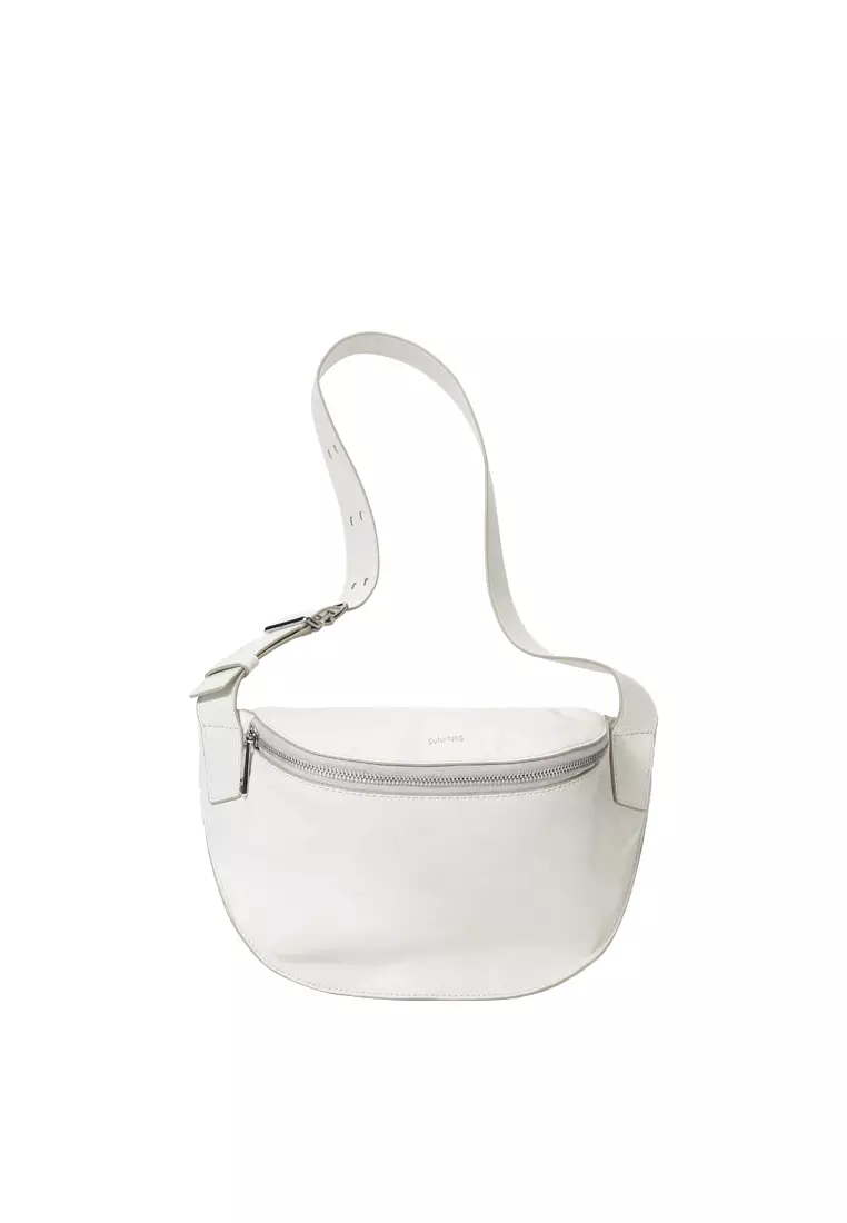 Small white bum bag shop