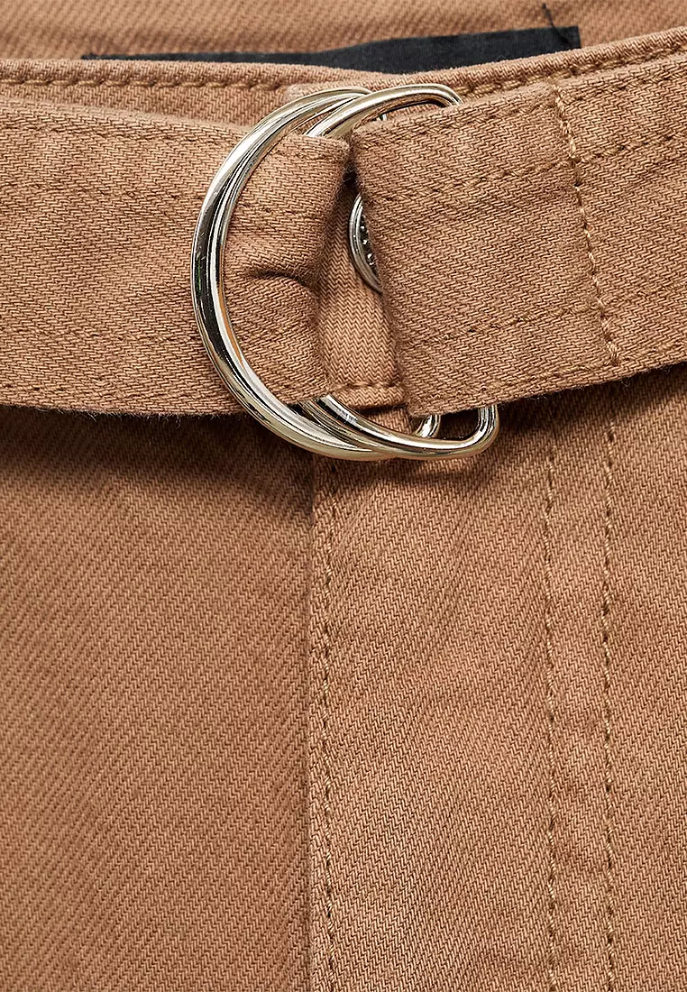 Denim Jorts With Belt