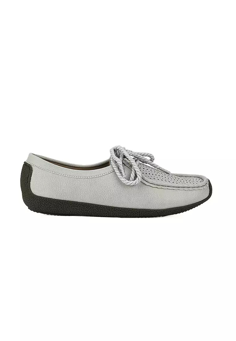 Discount on Mario D' boro Runway  shoes - SKU: Women's Loafers Shoes Lw 25986 Light Gray C46