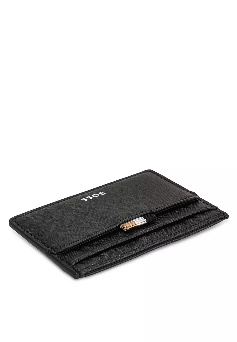 Boss Mens Zair Card Holder Black