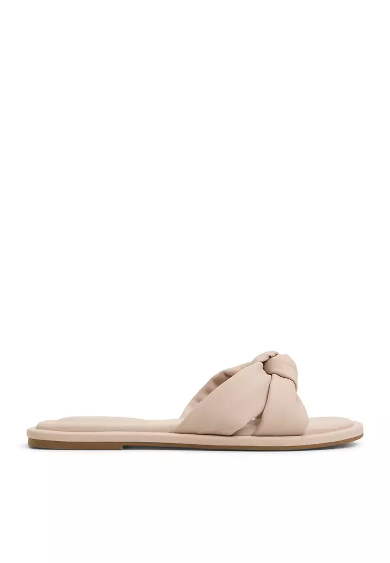 Discount on Call It Spring  shoes - SKU: Apricot Slide Sandals