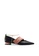 House of Avenues black Ladies Pearl Ankle Strap Low Heel Pump 5574 Black 5A7F9SH96599E3GS_1