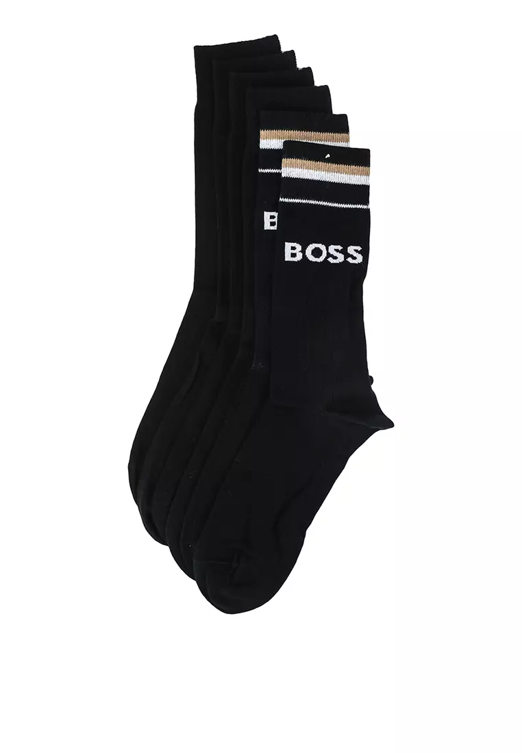 3 Packs Rib Iconic Socks - BOSS Bodywear
