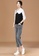 A-IN GIRLS black and white Simple Color Block Lapel Top 2CD0FAA0238C1EGS_5