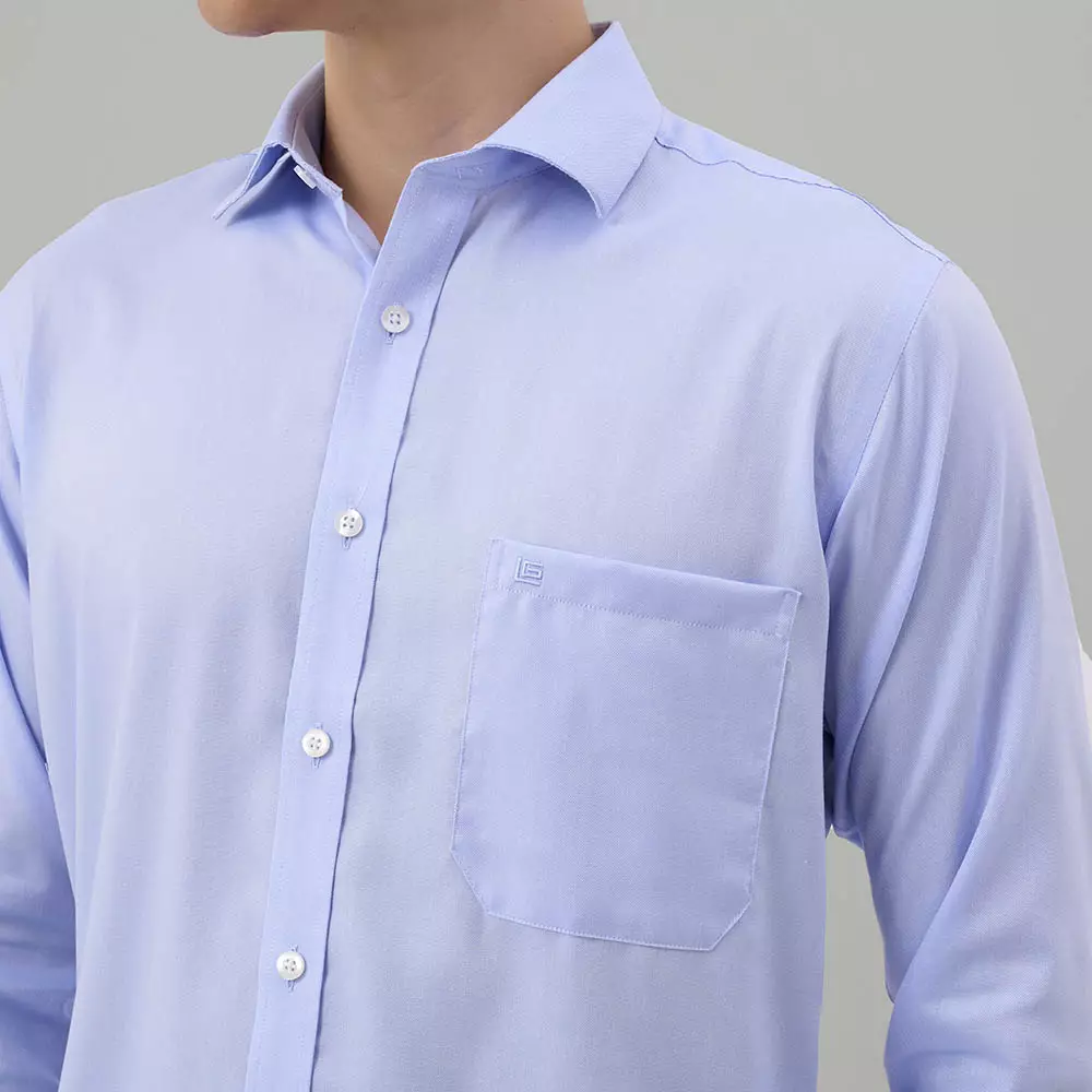 Kemeja Lengan Panjang Guy Laroche Cellios - Light Blue Smart Casual