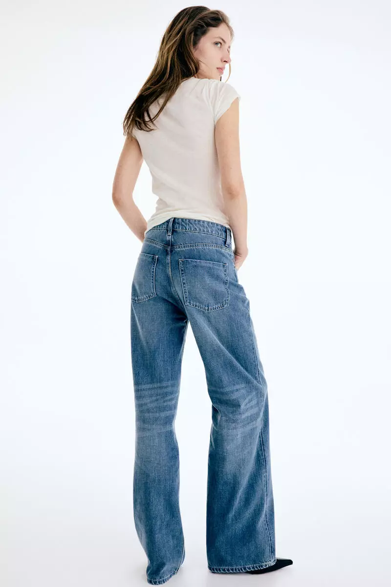 Wide High Jeans