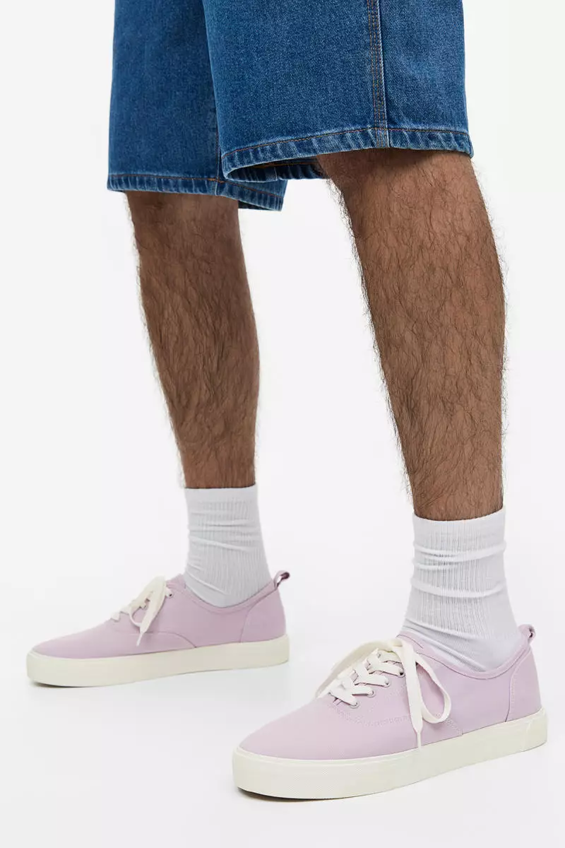 Vans authentic suede shop and gum pink trainers