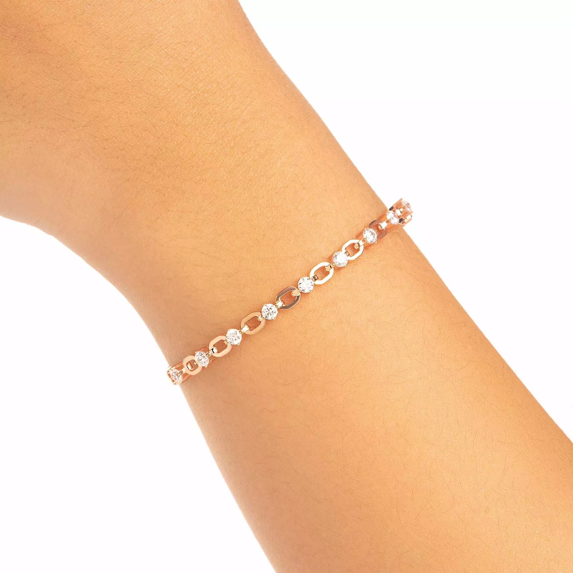 Gelang Emas 7k - Nyla Gold Bangle - Alaina Collection - Juene Jewelry