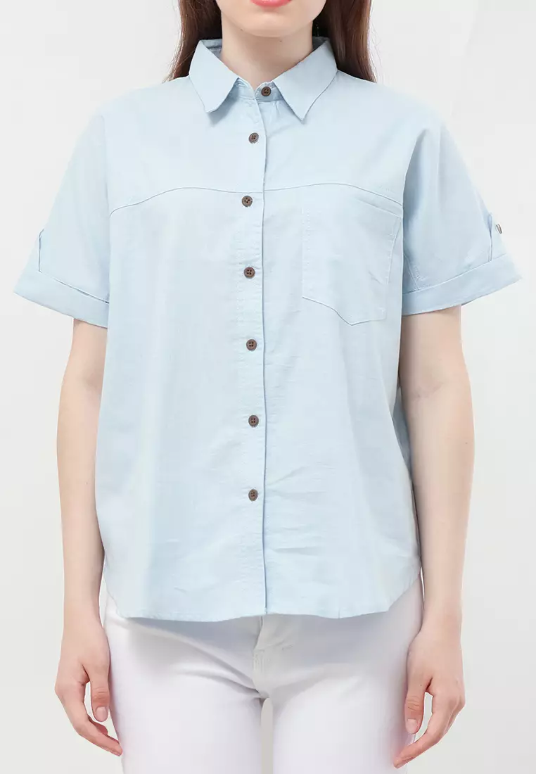 Urban Exchange Alisha Blue Shirt