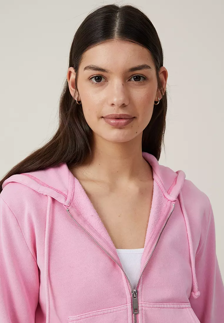 Cotton on pink hoodie sale