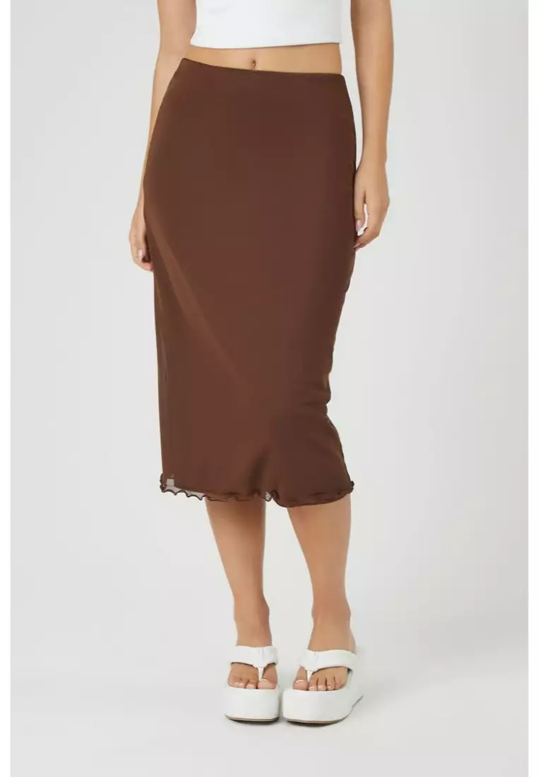 Mid length skirts forever 21 hotsell