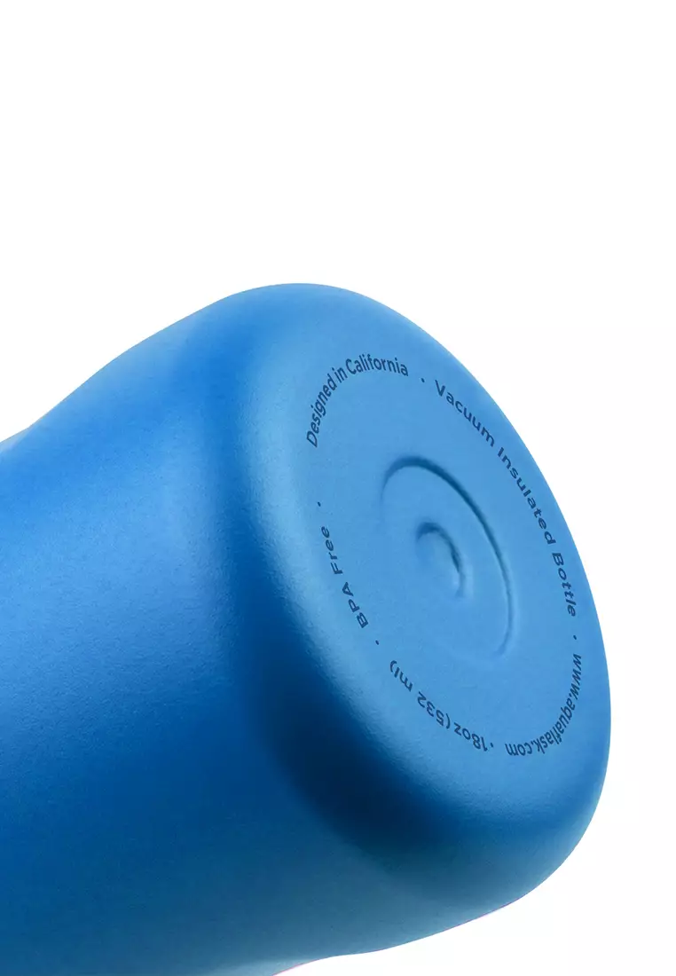 18oz Pacific Blue New Sports Lid Bottle Wide Mouth Vacuum Insulated Stainless Steel Drinking Water Bottle