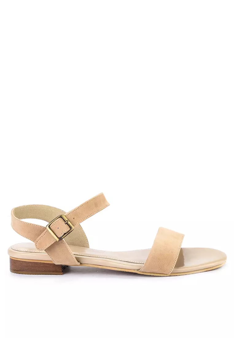 Mathilda Sandal wanita Flat Slip On