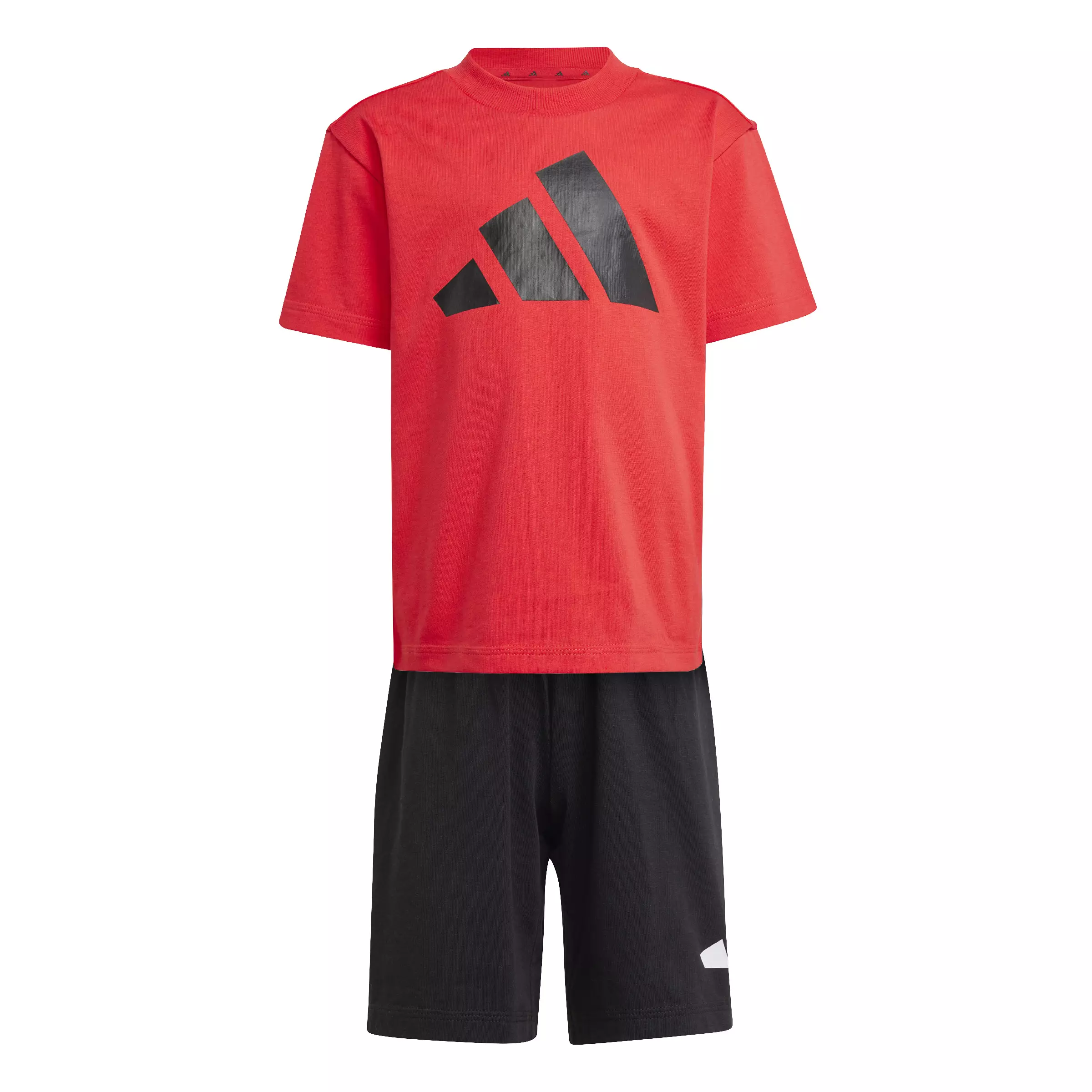 ADIDAS Essentials Tee Set Kids JC9723 - Set Baju Anak (Merah)