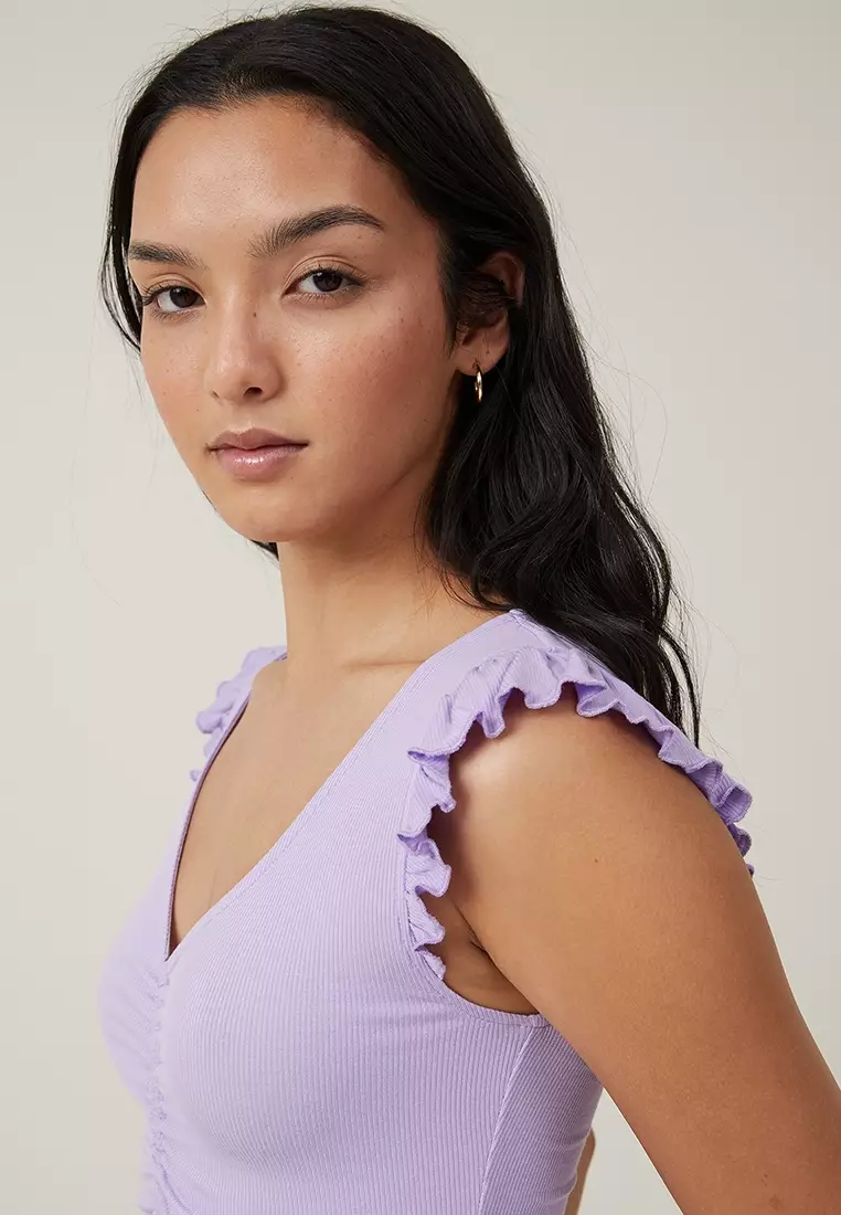 Poppy Ruched Front Tank Top