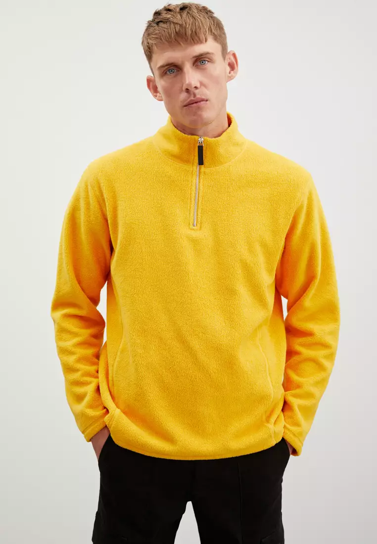Half Zipper Fleece Sweatshirt