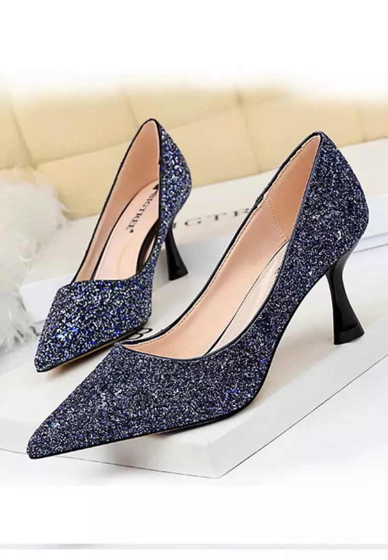 Navy 2024 bridal flats
