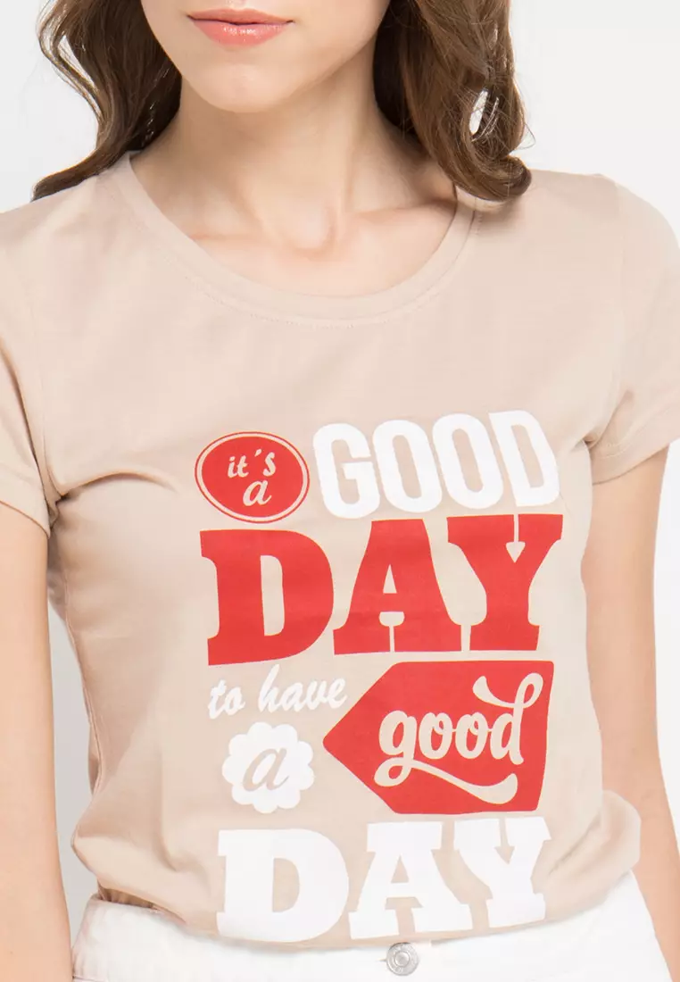 Print Be So Happy That short sleeve Tshirt