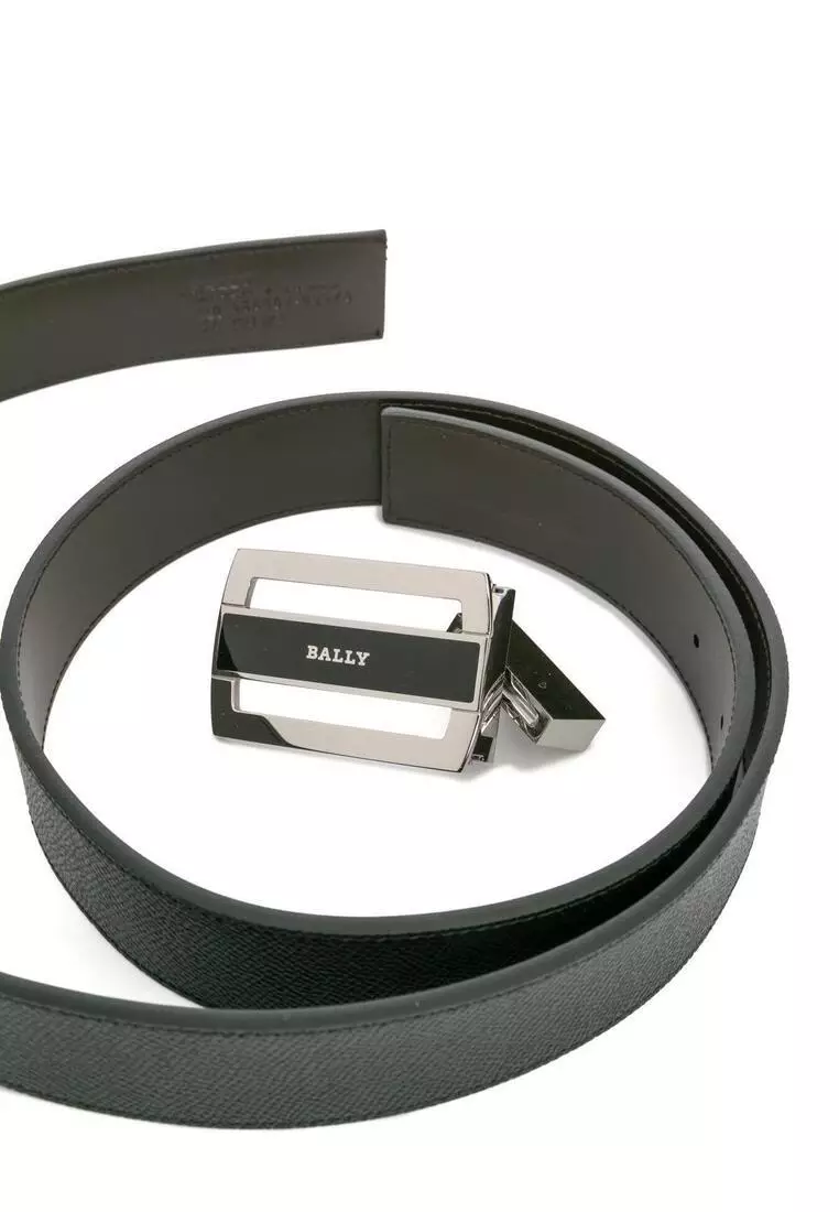 Embossed Calfskin Leather Belt