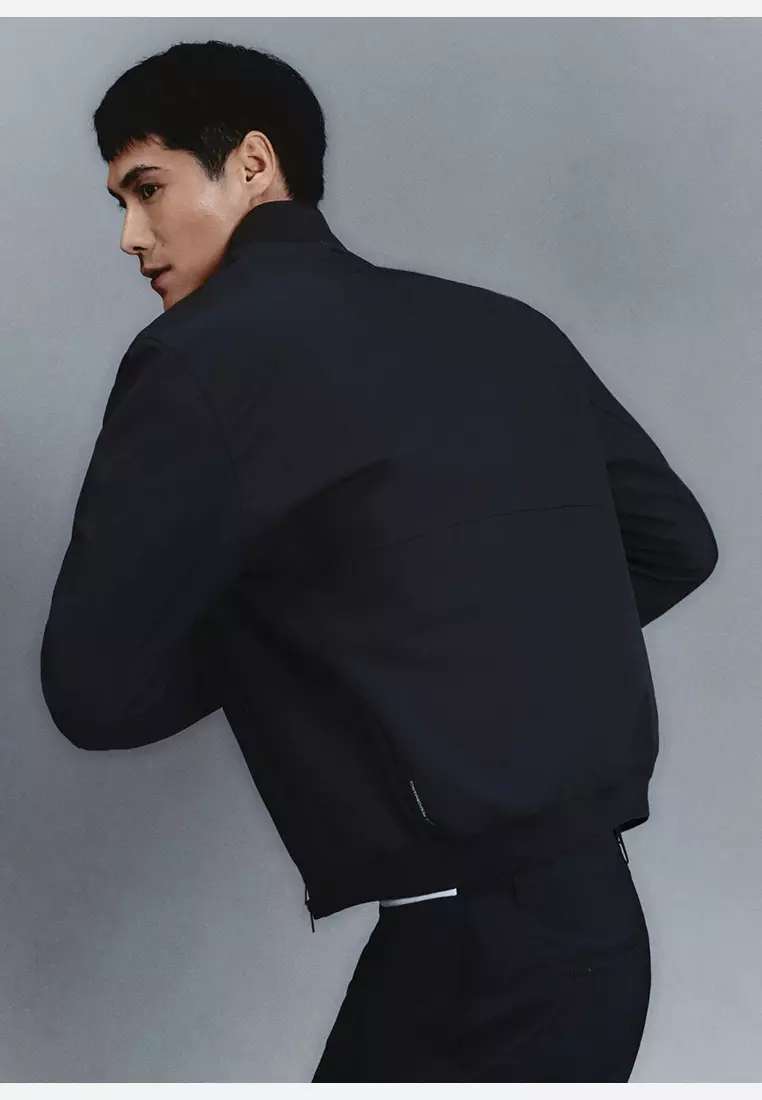 Water-Repellent Bomber Jacket