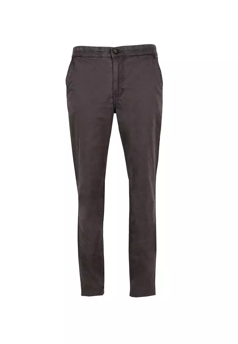 3Second Men's Long Pants Slim Fit Twill OL-C051124