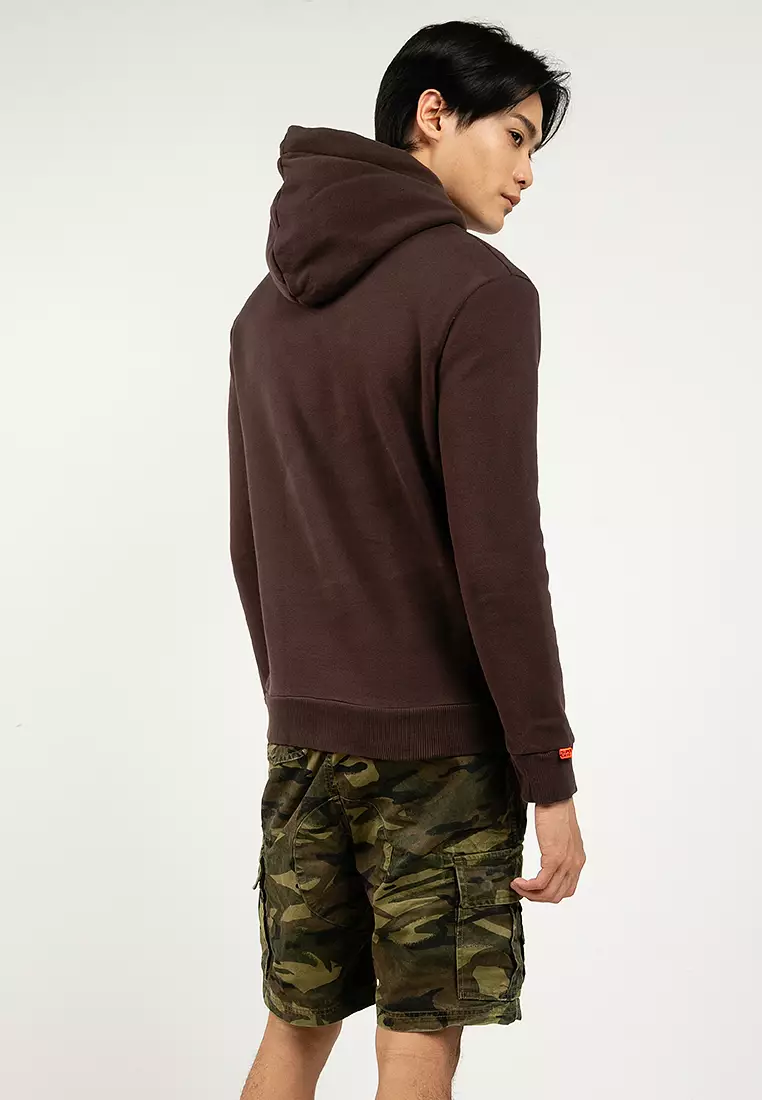 復古寬鬆連帽衛衣