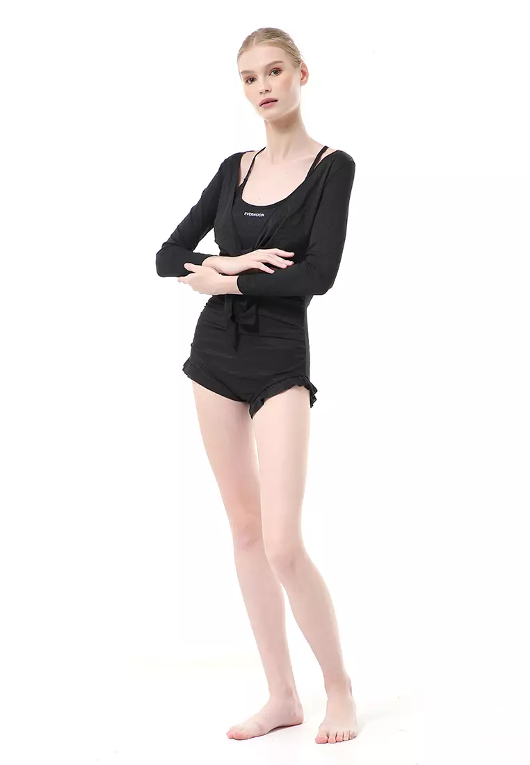 Safrina Baju Renang Wanita Modelan Tanktop Premium Quality - Black