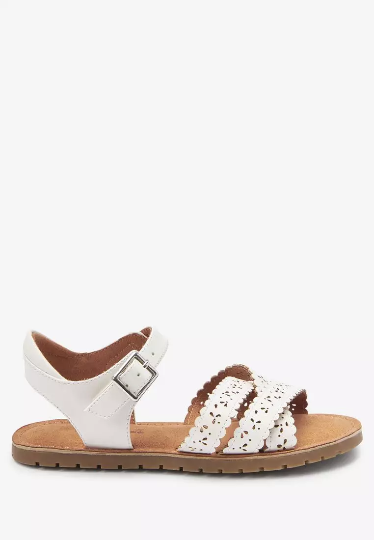 Next on sale white sandals