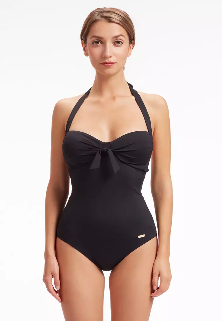 Sunseeker Core Solid B-D Cup One-piece Swimsuit
