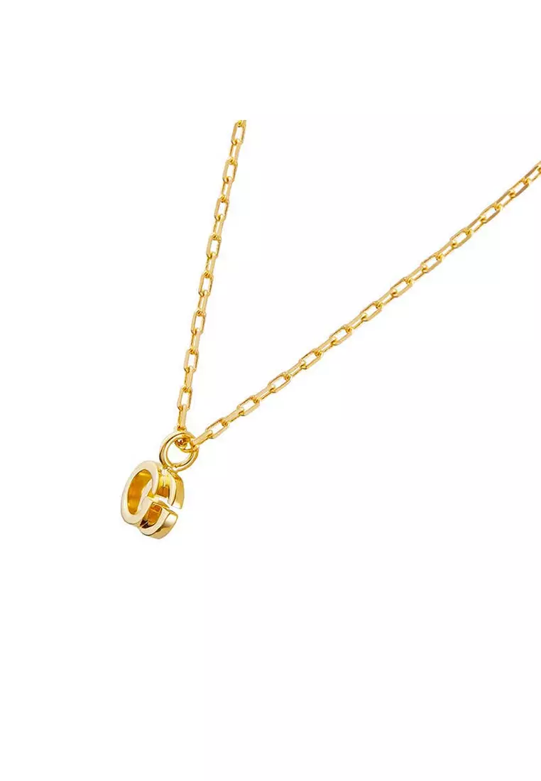 Gold gucci online necklace womens