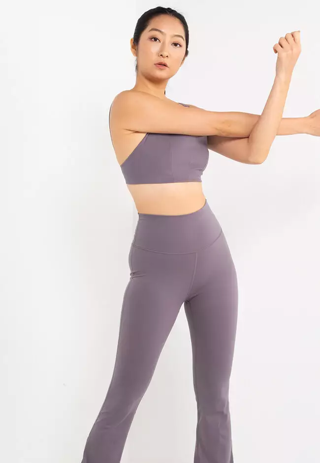 Blis Women Yoga Workout Legging Capri Pant with Foldover Color
