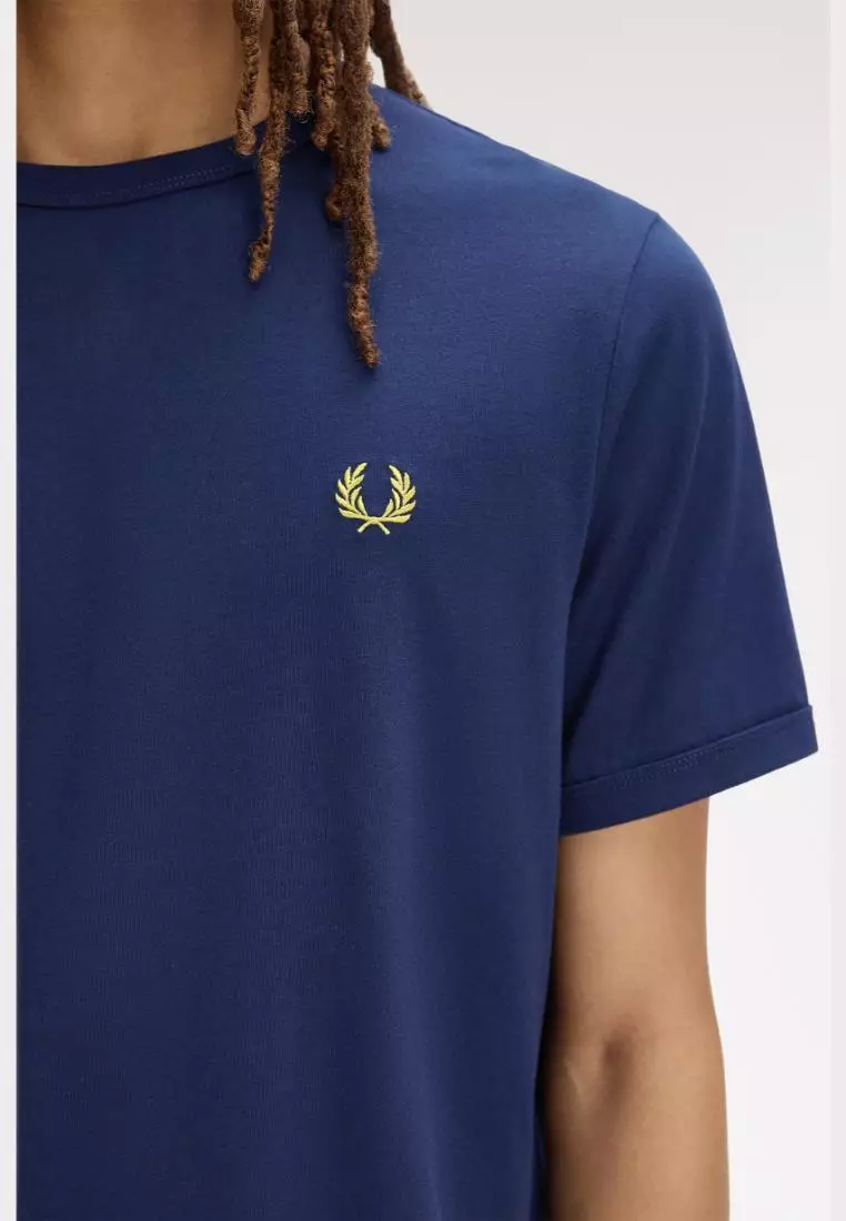 Fred Perry M3519 Ringer T-Shirt (French Navy)