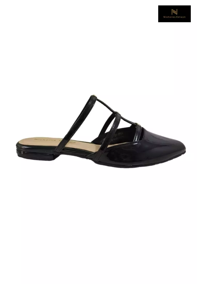 Nicholas Edison Flat Nabila Black