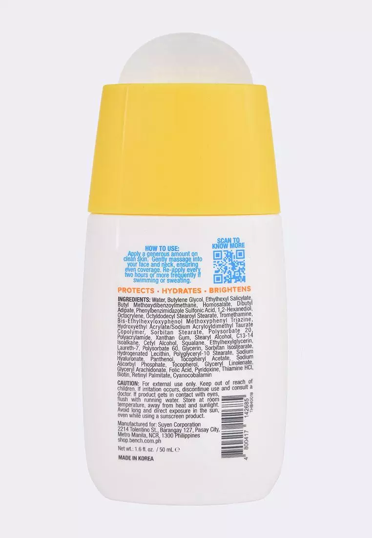 Buy BENCH Brightening Sunscreen SPF 50+ PA+++ 2026 Online | ZALORA ...