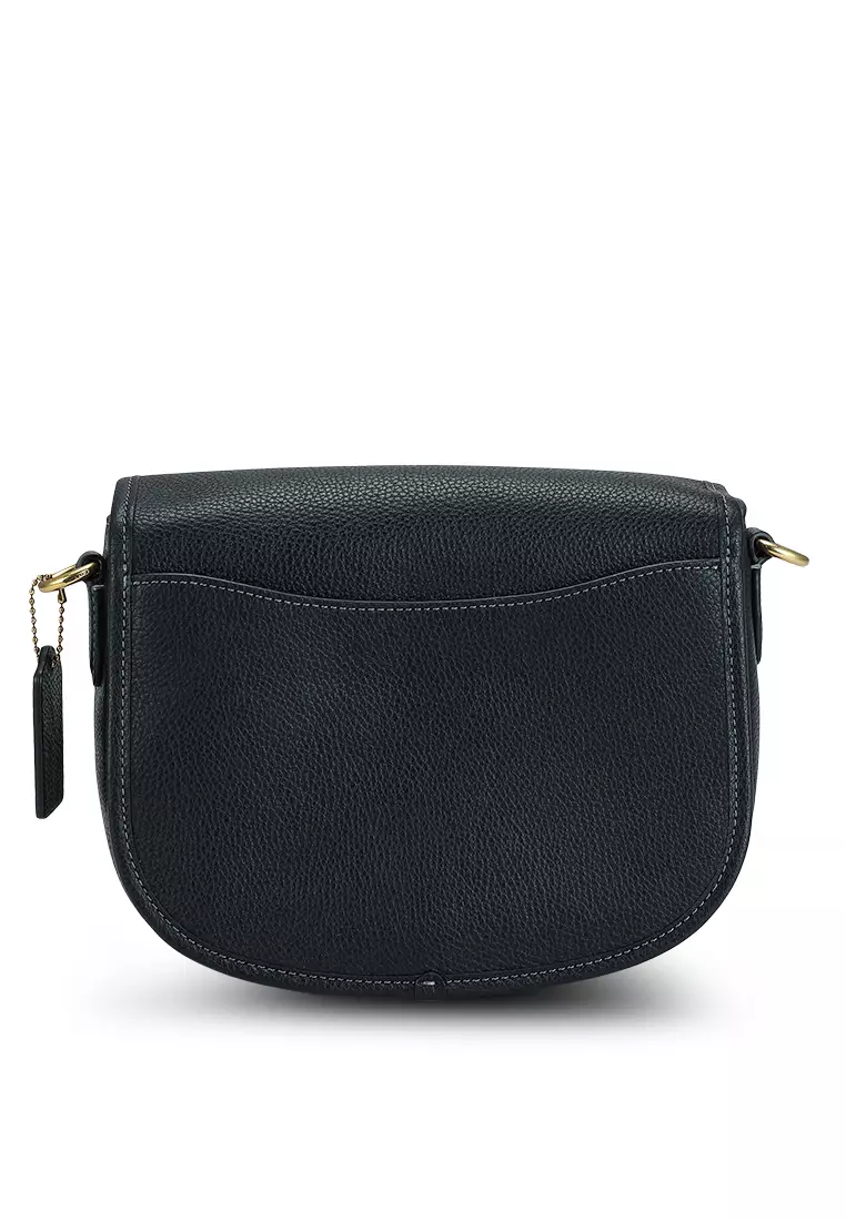 Buy Coach Polished Pebbled Leather Willow Saddle Bag (cq) 2023 Online