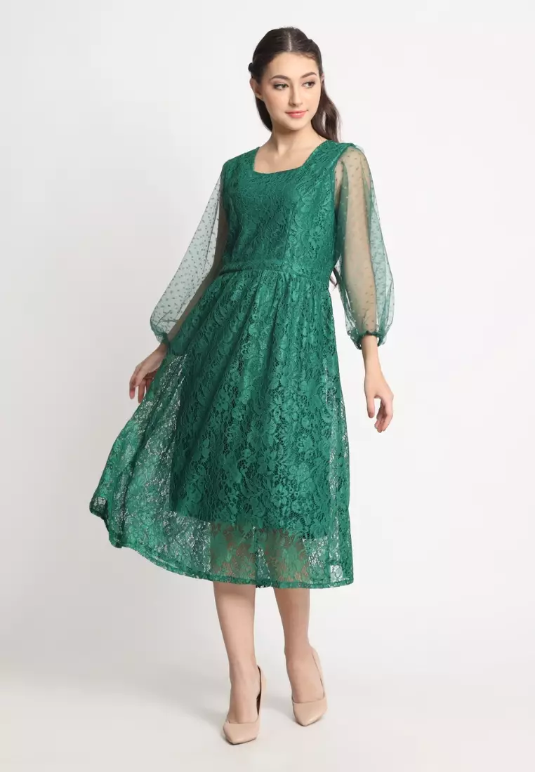 Hijau emerald dress hotsell