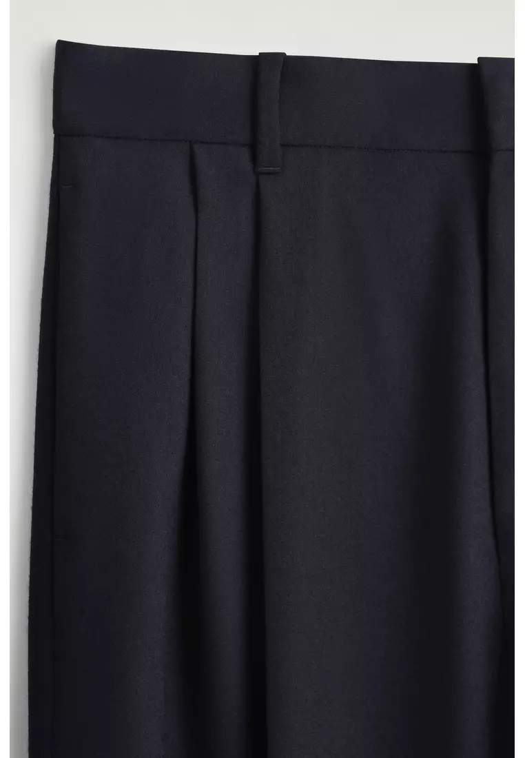 WOOL-FLANNEL TROUSERS