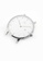 YOUNIQ black and silver YOUNIQ Men Malbec White Dial Silver Quartz Sapphire Crystal Genuine Leather Watch EFA74AC62B6C9DGS_4