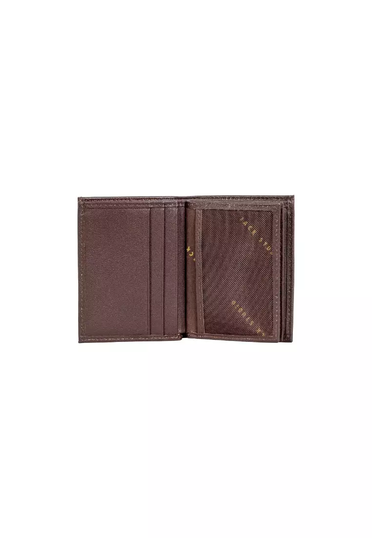 Genuine Leather Dual ID Multi Cards Holder Slim Style for Men Dompet Lelaki JWC 50166