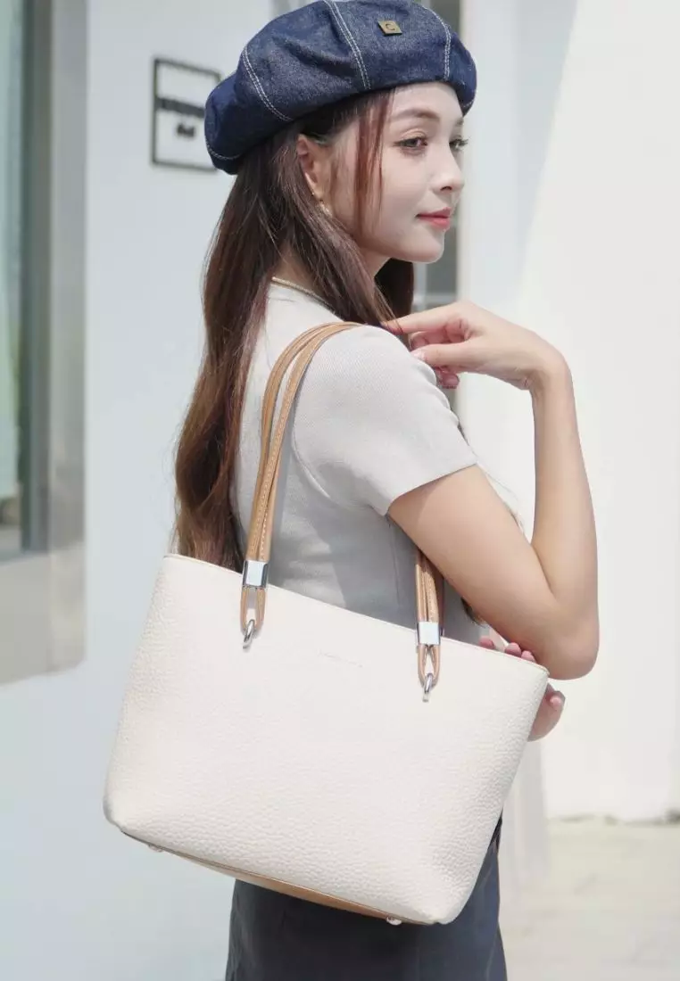 Women's Tote Bag / Shoulder Bag (側孭袋 / 單肩包) - 白色